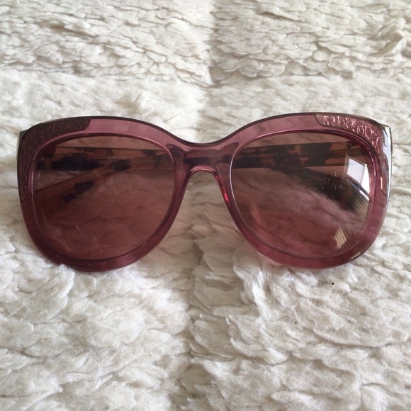 Coach Crystal Berry and Peach Tortoise Sunglasses 537114 HC8171 (L152) - Picture 1 of 16